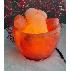 Fire Bowl With Chunks of Hearts