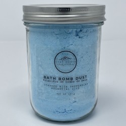 Peppermint Bath Bomb Dust