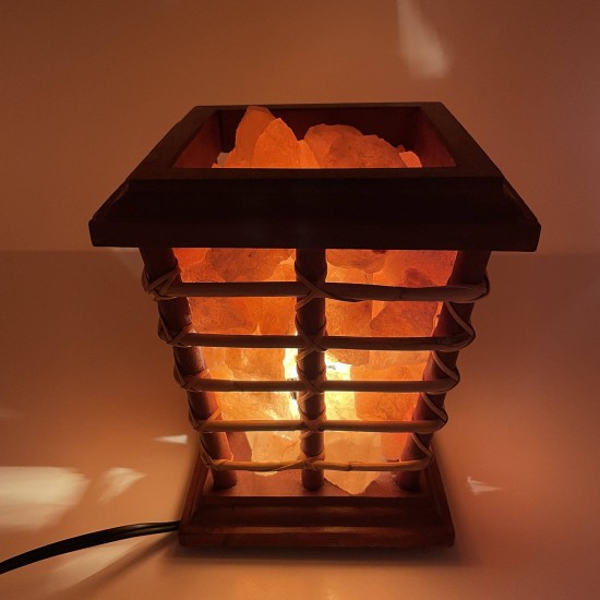 Wooden Basket Lamp Wooden Basket Lamp