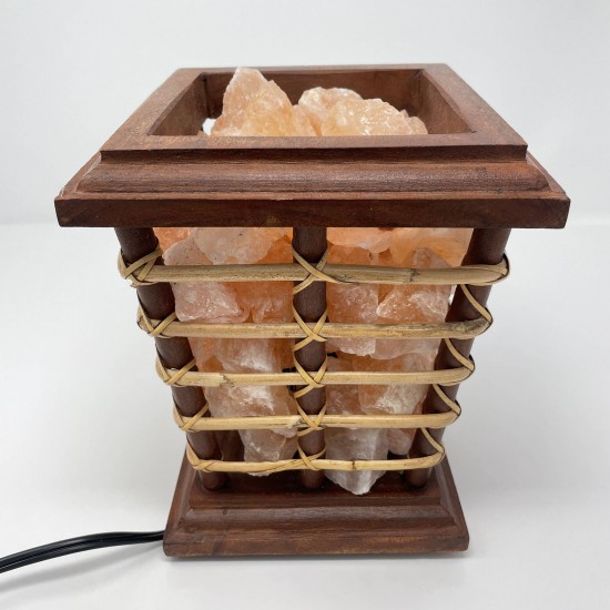 Wooden Basket Lamp Wooden Basket Lamp