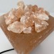 Classic Fire Bowl Lamp with Chunks of Salt Classic Fire Bowl Lamp with Chunks of Salt