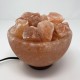 Fire Bowl With Chunks Of Salt Fire Bowl With Chunks Of Salt