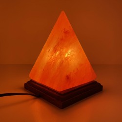 Pink Pyramid Lamp