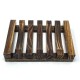 Dark Brown Bamboo Wood Soap Dish Dark Brown Bamboo Wood Soap Dish